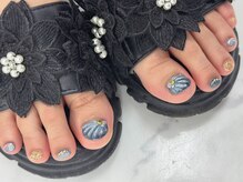 ディーネイル 池袋(D-nail)/【森】ぷっくりマーメイド