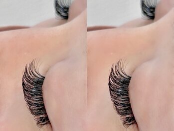 イリゼ 田川店(iris’ee)の写真/4Dエクステ《ボリュームラッシュ》¥3000～＊ふわっとした仕上がりに♪