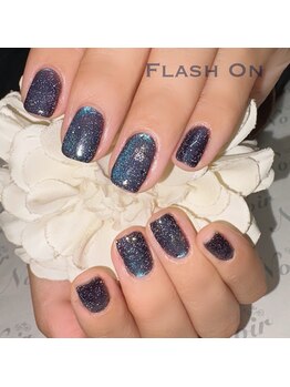 ヘアー ユニバース(HAIR UИIVERS)/ネイビーフラッシュマグ+結晶