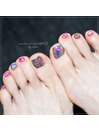 フット 花火ネイル☆