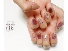 ニキ ヘアー ネイル(niki hair nail)/ボルドーニュアンス