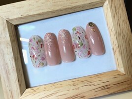 押し花埋め尽くし