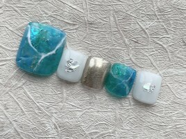 デザインフットネイル　￥13,440