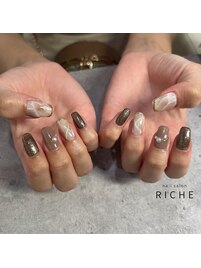 秋ニュアンスネイル！