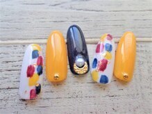 ブランロール 中目黒店(Blanl'or)/カラフル秋色ネイル