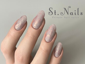 セントネイルズ (St.Nails)/３月限定限定シンプルデザイン