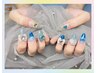 【チップ 長さだし】120分デザイン+パーツ ◎持ち込み歓迎 参考デザイン豊富