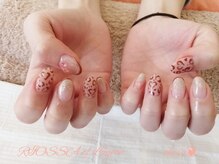 リオッサ オブ ラグーン(RIOSSA of Lagoon)/キラキラレオパードネイル