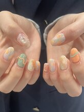 ジュアネイル(jouer nail)/春ネイル☆パステルニュアンス