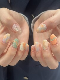 春ネイル☆パステルニュアンス
