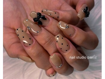 ドット/黒リボン