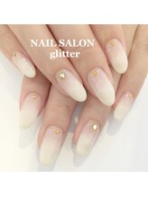 ネイルサロン グリッター(NAIL SALON glitter)/シンプルなグラデーションネイル