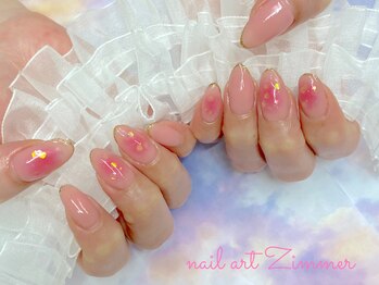 ネイルアート ジマー/チークネイル/パラジェル/韓国