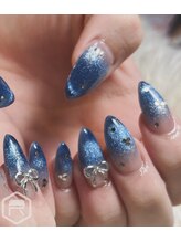 レディスペネイル ノマエ 名駅店(Redispe nail nomae)/Navy Magnet