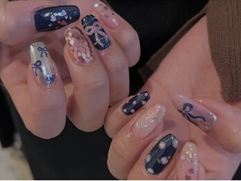 コモズネイル(komosnail)/リボンネイル