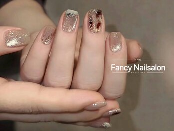 ファンシー 新宿店(Fancy)/クリスマス/冬ネイル/ツイード