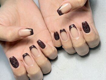 ネイルモア 藤が丘店(nail mor.)/ボルドーフレンチ