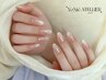 【韓国ちゅるん】ベイビーブーマー×透明感ミラーネイルxパーツ4本まで¥8800