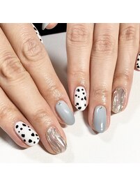 ダルメシアンネイル