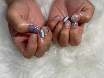 ジェー エス シー ネイル(J.S.C.nail)/お任せデザイン/シンプルネイル