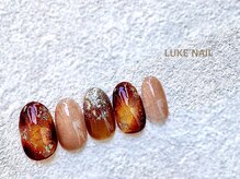 ルークネイル 恵比寿店(LUKE NAIL)/ニュアンスべっこうネイル　秋冬