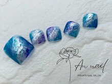 アンネイル(An nail)/【ネイルデザイン】フットネイル