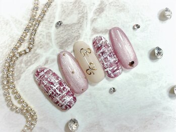 キャッツアイ東京 新宿店(Cat's eye TOKYO)/ツイードネイル