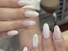 ＊冬限定デザイン＊雪の結晶ネイル/60分内持ち込み可／定額コース 