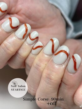 スターチス(STARTICE)/うねうねネイル