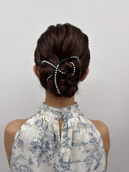 ミカヅキ 赤坂/ブライダルヘアシニヨンセット!