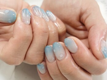 アンド 古河店(&)/水滴ネイル