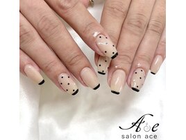ドット×スキニーフレンチ