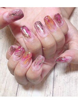 ピピランチェ(PIPIRANCHE)/秋のニュアンスネイル