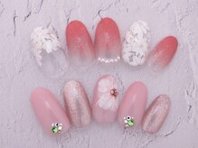 モアニ ヒロオ 渋谷店(MOANI Hiroo)/春アート/渋谷フィルインネイル