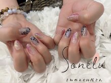 ソネル(Sonelu)/ヒョウ柄ネイル