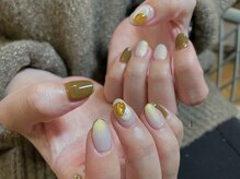 アイネイルズ 吉祥寺店(I nails)/オリーブパールニュアンスネイル