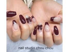 人気！秋色ボルドーフレンチ