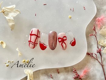アメリ(Amelie)/リボン/チェック柄/フレンチ