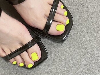 レイア(Leia)の写真/《豊富なアートも多数あり》フットメニュー期間限定￥3300～サンダルの季節は足先も抜かりなくオシャレに♪