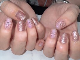 持ち込みリボンネイル♪airi担当