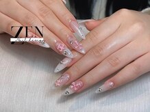 ゼン ネイル デザイン 池袋(ZEN NAIL DESIGN)/長さだしやり放題×つけ放題