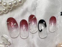 プティリボン 武蔵小金井店(PetitRibbon)/黒猫ラメ