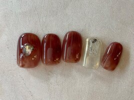 ブラウンもやもやぷっくり