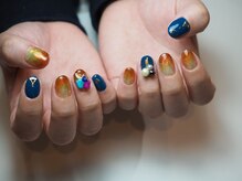 ミーナネイル(miinanail)/深みカラーカラフルネイル