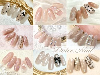 ドルチェネイル(Dolce.Nail)の写真/可愛さ詰め込み★トレンドデザイン多数!!彼も釘付けフェミニンネイル♪【300種以上★Basicコース】
