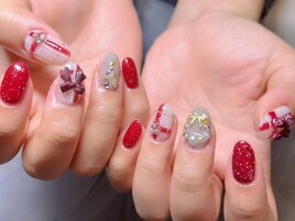 クリスマスネイル