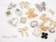 ラグジュアリーネイルズ タカダノババ(Luxury Nails Takadanobaba)の雰囲気(海外から取り寄せたパーツ多数ご用意*お気に入りを見つけて…☆)