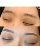 ルノン(Lunon)/アイブロウwax【メイク付き】