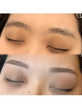 ルノン(Lunon)/アイブロウwax【メイク付き】