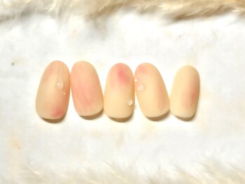 ネウィ ネイル 銀座(newi nail)/パラジェル　桃ネイル